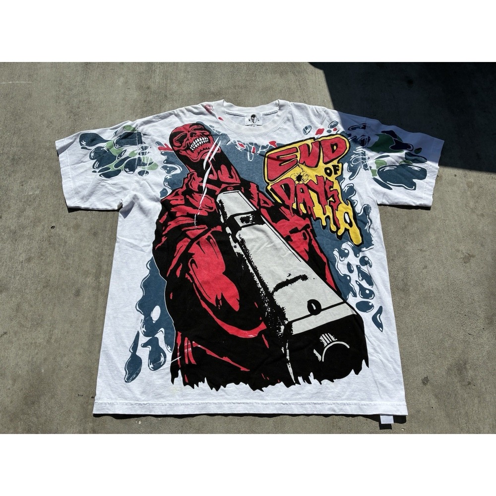 WARREN LOTAS Big Gun End of Days T-shirt White Size XL‎